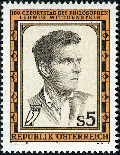 Wittgenstein on a stamp